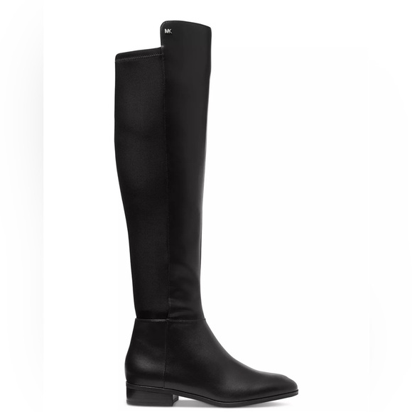 Micheal Kors Brinkley Flat Leather Boots - Picture 2 of 4